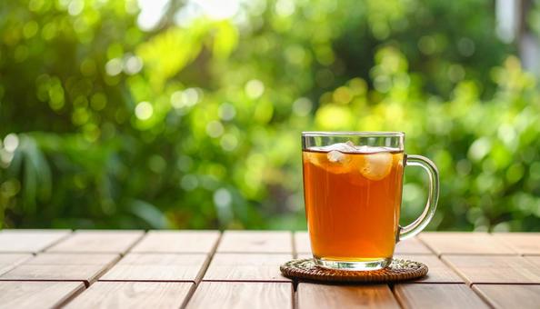 麦茶 麦茶の写真