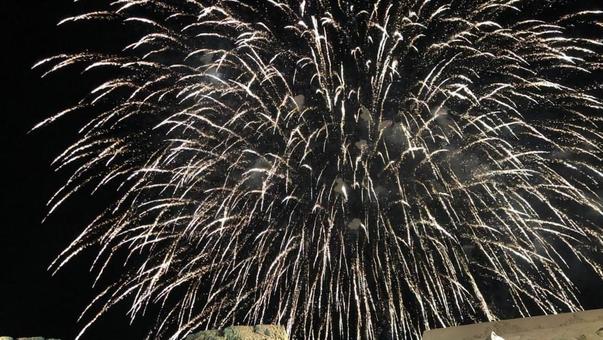美しい花火 花火,夏祭り,夜空の写真素材