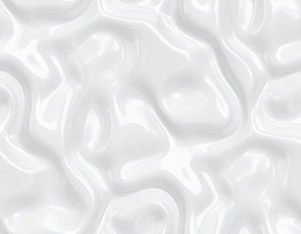 ガラスのような白い液体模様 ガラスのような白い液体模様の写真