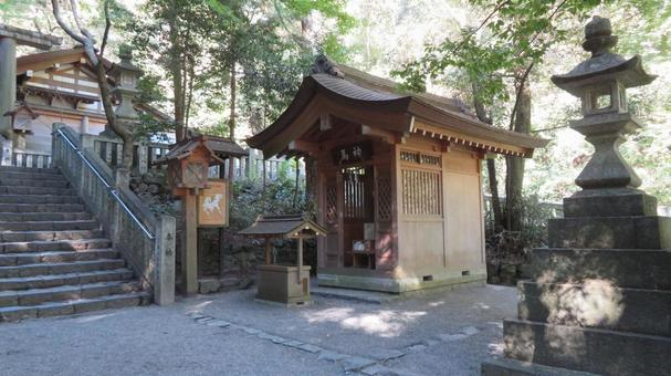 多度大社　白馬舎 多度大社,神社,神社仏閣の写真素材