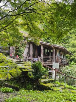 念仏岩唵摩訶山功徳院 念仏岩唵摩訶山功徳院 念仏岩,自然,パワースポットの写真素材