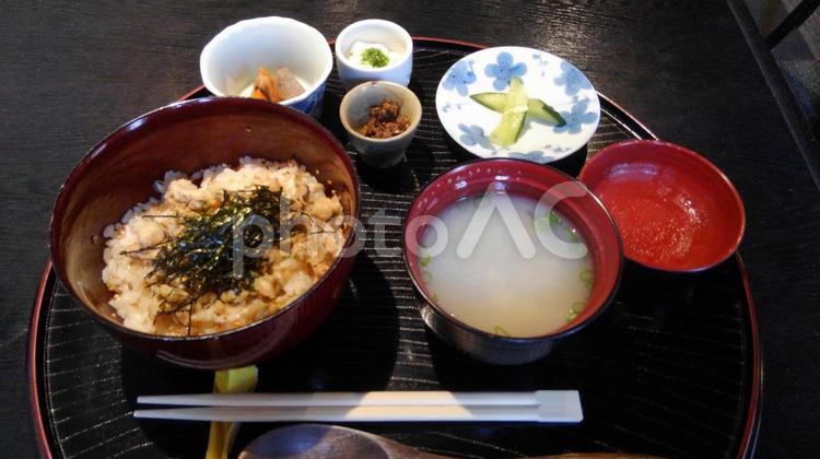 しじみ丼としじみ汁 しじみ丼,しじみ汁,しじみの写真素材