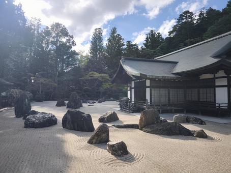 金剛峯寺 寺,風景,枯山水の写真素材