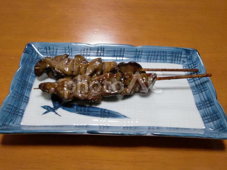 やきとり（レバー） 焼き鳥,やきとり,レバーの写真素材