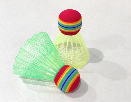 バトミントンシャトル バトミントンシャトル,バドミントン,スポーツの写真素材