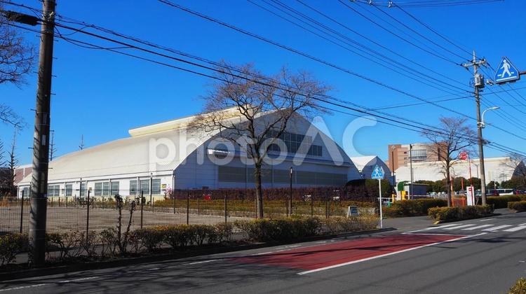 昭和の森テニスセンター付近・東京都昭島市 昭和の森テニスセンター,東京都,昭島市の写真素材