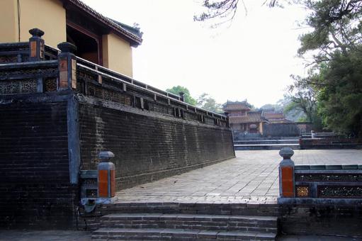 ベトナムフエのミンマン帝廟 ベトナムフエのミンマン帝廟の写真