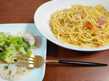 おうちごはん/パスタ おうちごはん/パスタ おうちごはん,自炊,パスタの写真素材