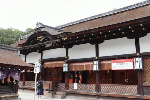 賀茂御祖神社(下鴨神社)拝殿 賀茂御祖神社(下鴨神社)拝殿 賀茂御祖神社,下鴨神社,拝殿の写真素材