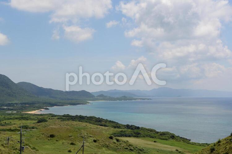 石垣島最北端　平久保崎灯台付近の海 平久保崎灯台,石垣島,灯台の写真素材