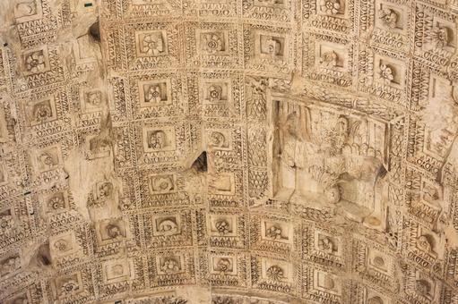 模様2 模様2 柄,壁画,タイルの写真素材