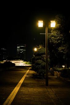 City park at night, JPG