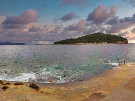 クロアチア（ドブロブニク） ドブロブニク,アドリア海の真珠,旧市街の写真素材