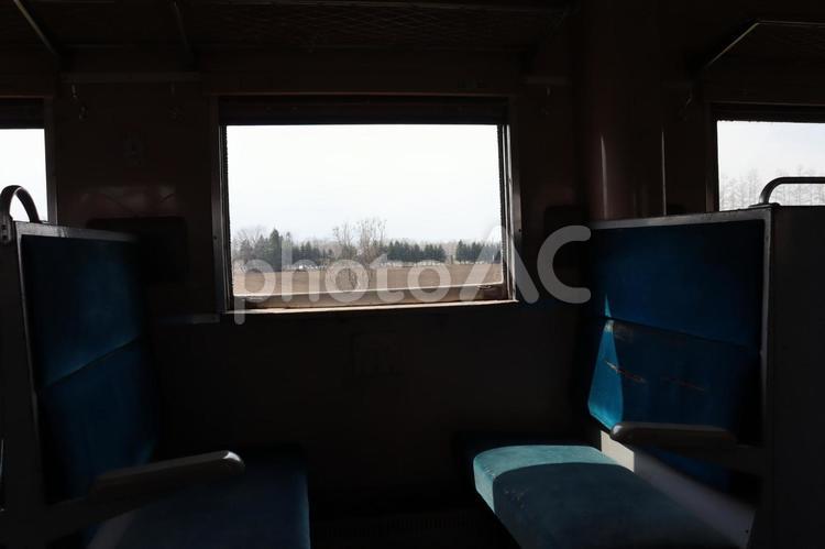 車窓からの風景 ノスタルジック,懐かしい,レトロの写真素材