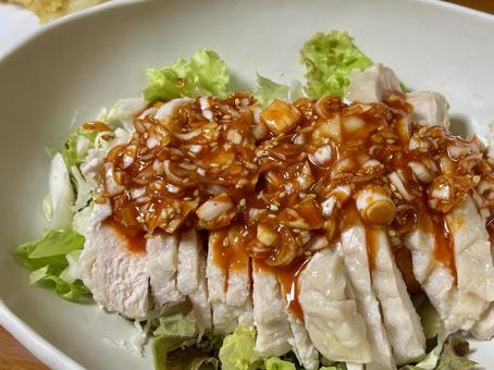 よだれ鶏 251 よだれ鶏 251 よだれ鶏,蒸し鶏,胸肉の写真素材