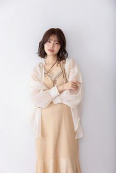 ワンピースの女性 ワンピースの女性の写真