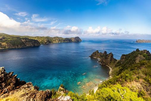 小笠原諸島・父島 長崎展望台から望む絶景 小笠原諸島・父島 長崎展望台から望む絶景 の写真