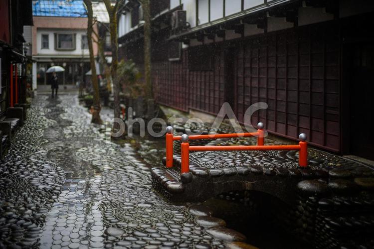 やなかの水こみち やなかの水こみち,郡上市,道の写真素材