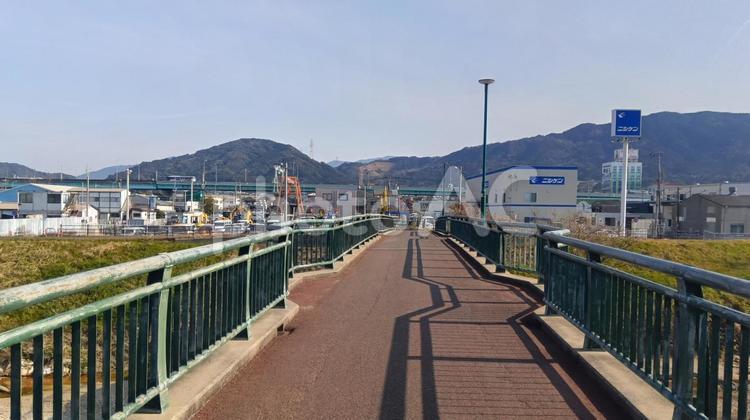 橋-大野城市　御笠川 橋,地方,風景の写真素材