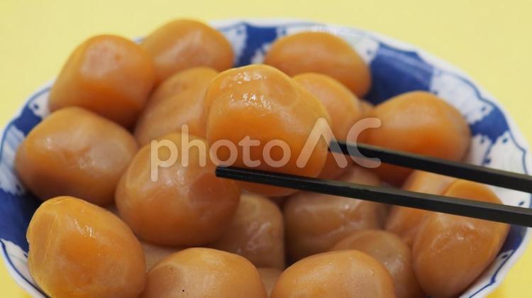 玉こんにゃくの醤油煮・お家ご飯（食べる） 玉こんにゃく,醤油煮,お家ごはんの写真素材