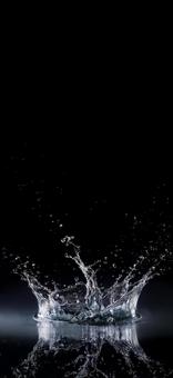 落ちた時の水飛沫_AS000018 落ちた時の水飛沫_AS000018の写真