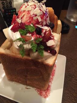 Strawberry Honey Toast, JPG