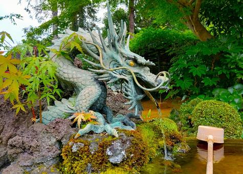 Dragon's Chozuya Kannonji Temple Kashiwa City, Chiba Prefecture, JPG