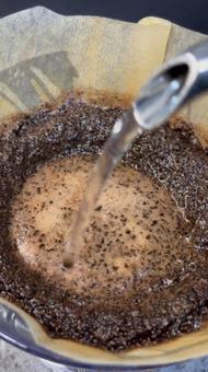 コーヒーの抽出の写真