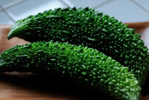 ゴーヤ ゴーヤ ゴーヤ,野菜,実の写真素材