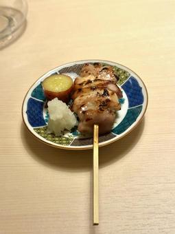 ももの西京焼き もも肉,西京焼き,とりももの写真素材