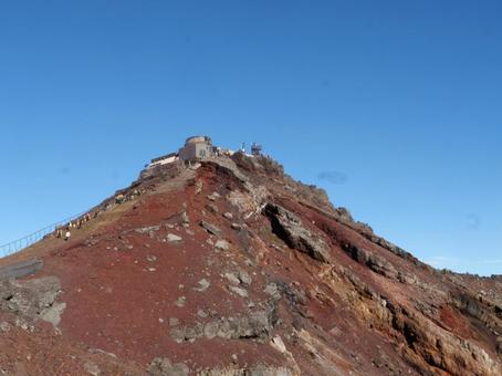 富士山山頂 富士山山頂 富士山,富士山山頂,富士の写真素材