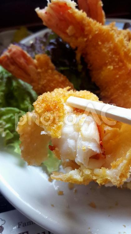 昼御飯　ランチ　エビフライ 昼御飯,ランチ,グルメの写真素材
