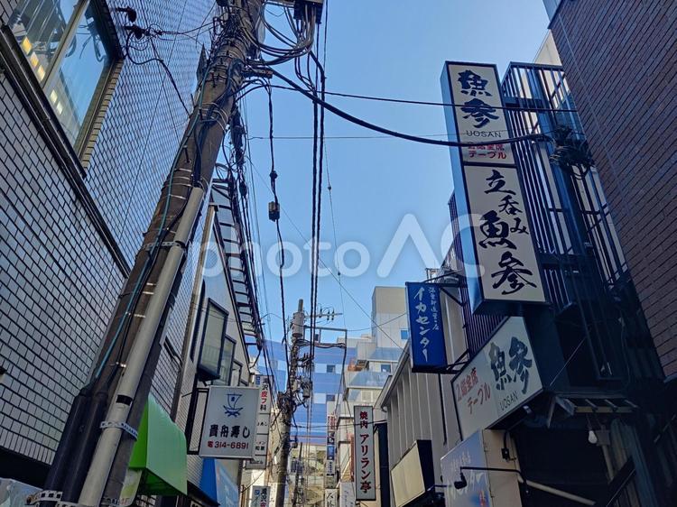 横浜駅西口の風景 空,街並み,japanの写真素材
