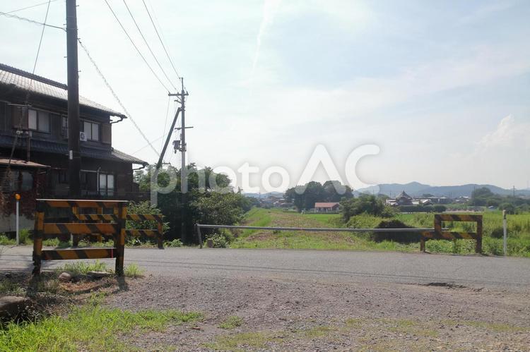 三木鉄道、宗佐駅、跡地 三木鉄道,廃線,廃線跡の写真素材