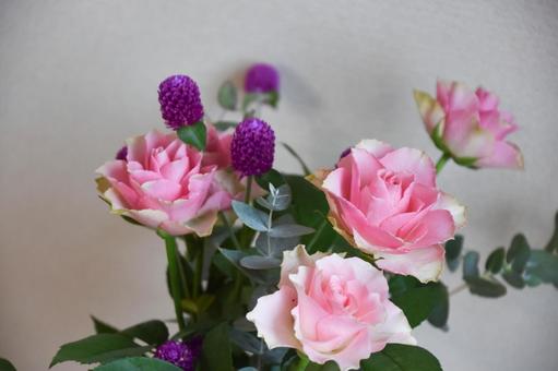 カラフルな花束 カラフルな花束の写真