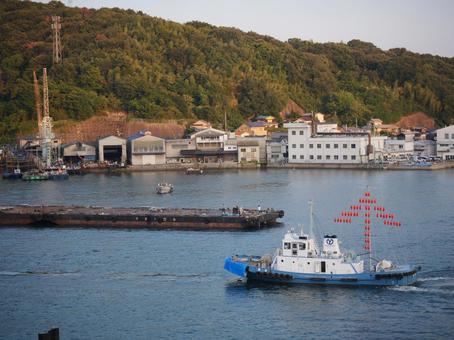 広島 住吉神社お祭り 広島 住吉神社お祭り 広島,船,海の写真素材
