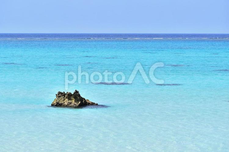 石垣島の美しい透明な海の風景 壁紙,海,夏の写真素材