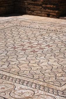 紀元前のタイル 古代ギリシャ オリンピア 紀元前のタイル 古代ギリシャ オリンピア オリンピア,ギリシャ,遺跡の写真素材