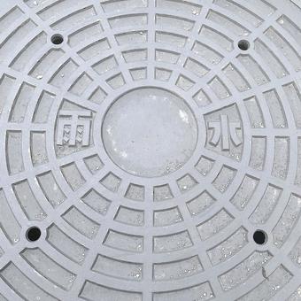 マンホール_003_S0107 マンホール,地面,インフラの写真素材