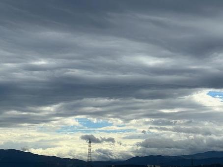 曇り空、くもり空、雲 曇り空、くもり空、雲の写真