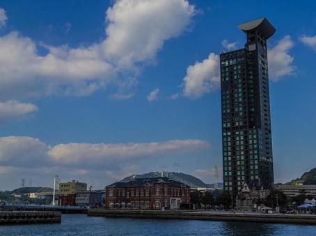 【福岡県】北九州市・門司港レトロ地区 門司,門司港,門司港レトロの写真素材