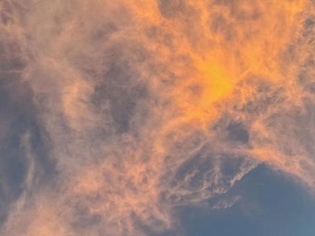 夕焼け雲 夕焼け雲の写真
