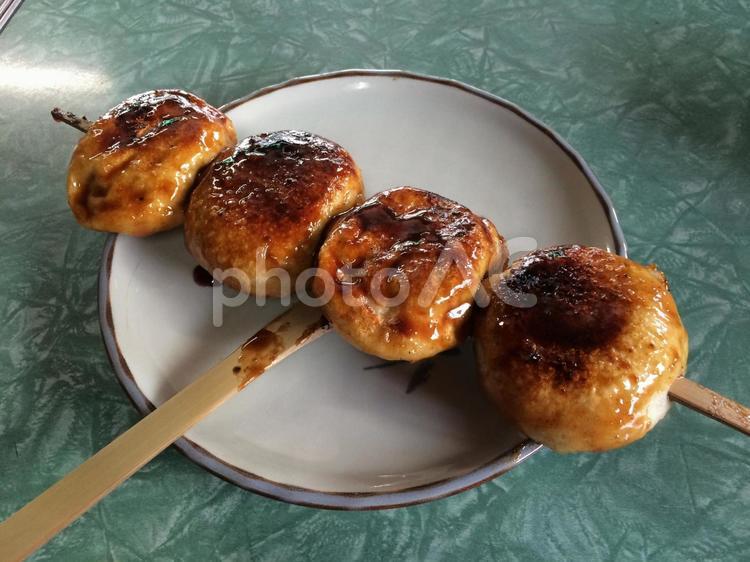群馬の名物・ご当地グルメ焼きまんじゅう 焼きまんじゅう,焼饅頭,群馬の写真素材