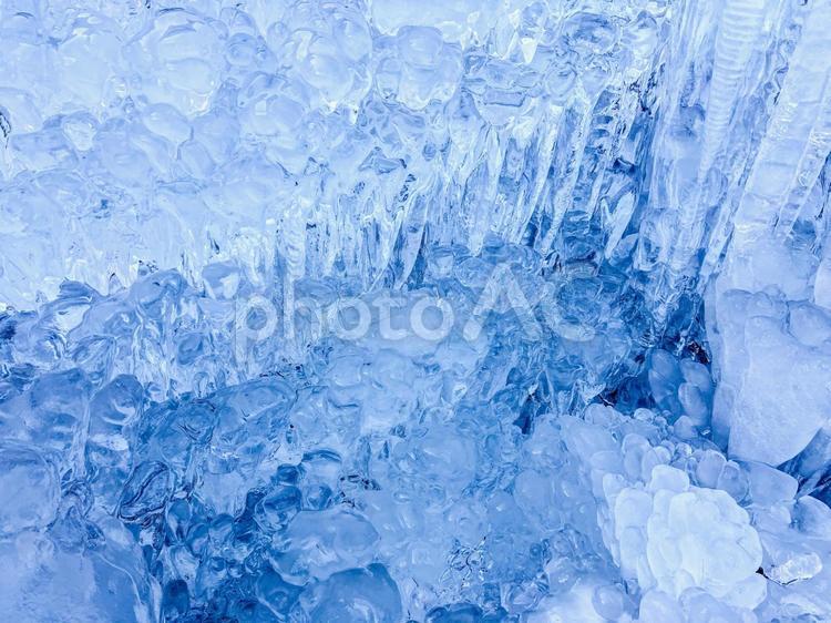 尾ノ内氷柱　つらら　秩父 氷柱,つらら,尾ノ内氷柱の写真素材