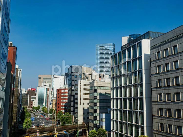 都市景観・ビル街（東京都千代田区） ビル街,都市景観,都心の写真素材