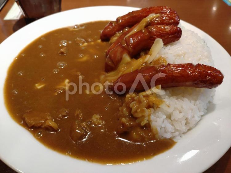 チーズソーセージカレー カレー,カレーライス,coco壱番屋の写真素材