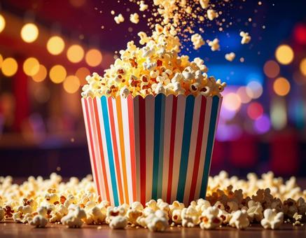 はじけるポップコーン スナック菓子2 はじけるポップコーン スナック菓子2の写真