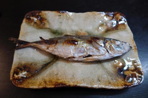 アジの塩焼き アジの塩焼きの写真