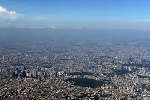 View of downtown Shinjuku from the Tama area, JPG View of downtown Shinjuku from the Tama area, JPG