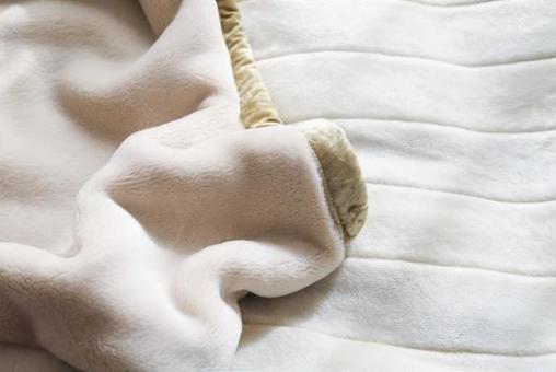 ふわふわの毛布テクスチャの写真